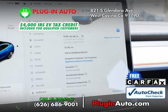 TESLA MODEL 3 2018 5YJ3E1EB0JF063701 image